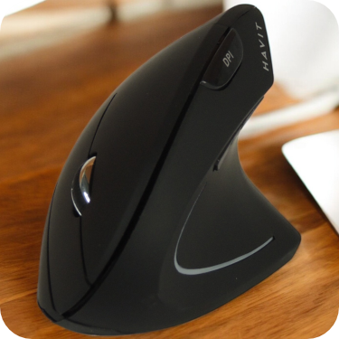 Havit | Mouse Vertical Inalámbrico Ergonómico