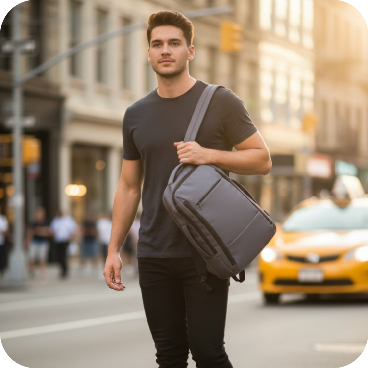 Morral Corporativo 2801 | Mochila Laptop USB