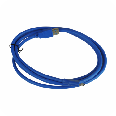 cable azul usb a micro usb
