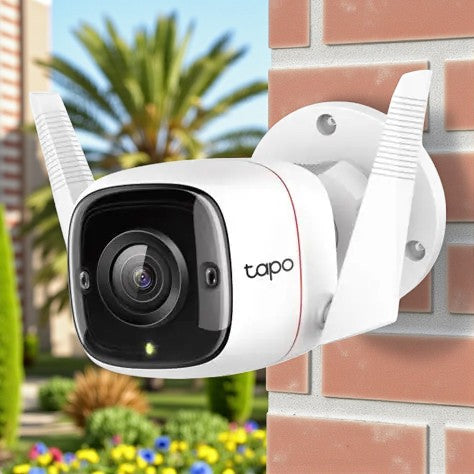 Cámara de seguridad exterior TP-Link Tapo C310 3MP Wi-Fi con visión nocturna 30m y certificación IP66