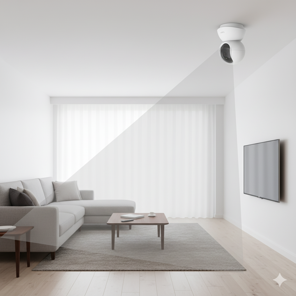 Cámara de seguridad interior TP-Link Tapo C210 2K 360 grados con visión nocturna y audio bidireccional