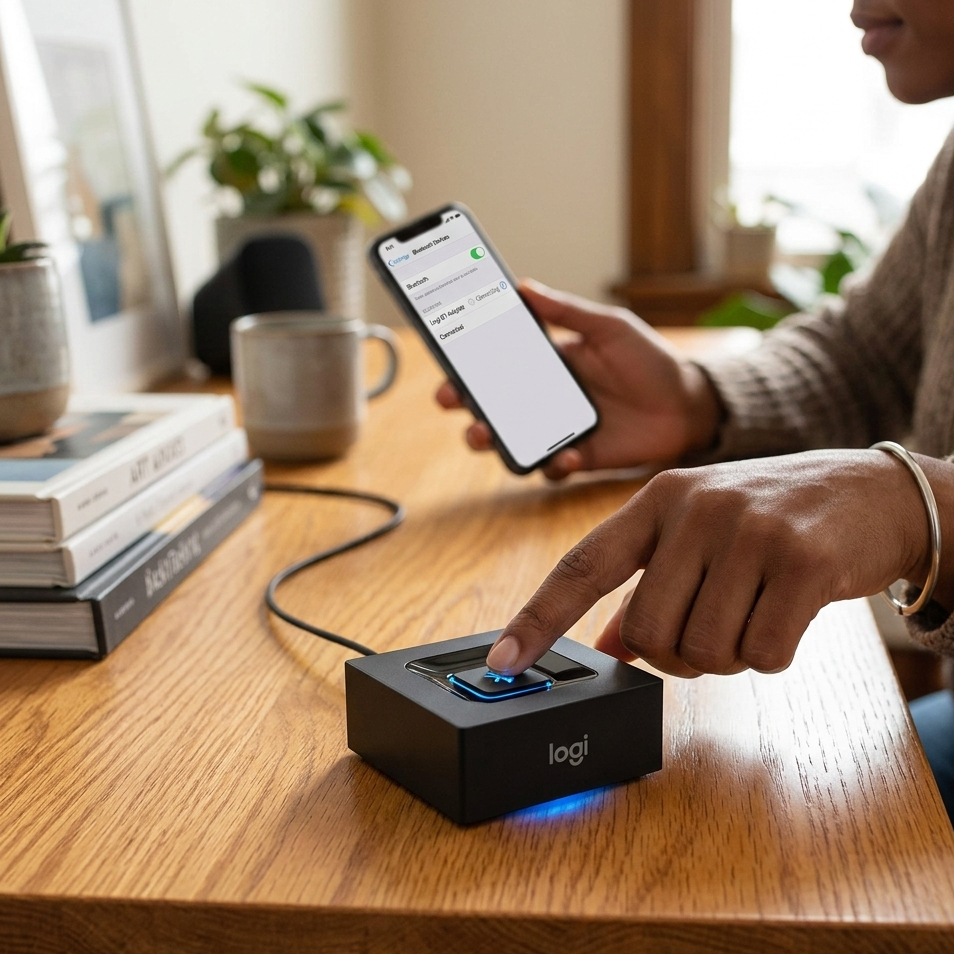 Logitech Bluetooth Audio Adapter receptor para conectar parlantes y equipos de sonido por Bluetooth