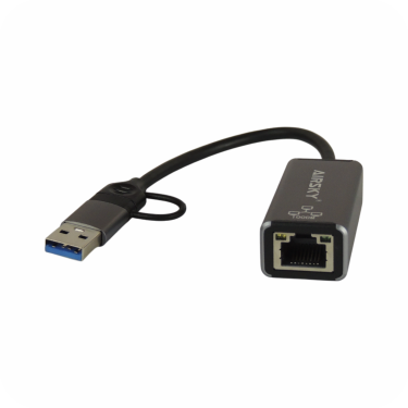 Adaptador de Red Tipo-C & USB a Ethernet