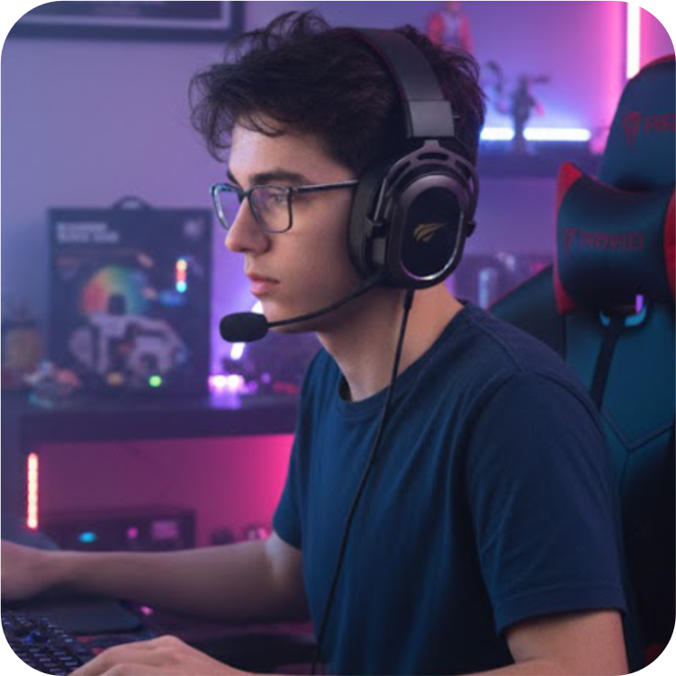 Havit H2008D | Audífonos Gamer con Micrófono 3.5 mm