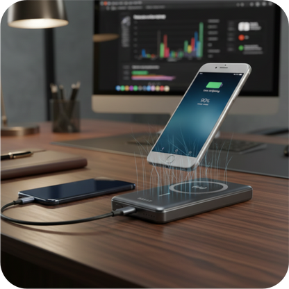 Havit PB5224 | Power Bank Compacto de 10.000 mAh con Carga Rápida