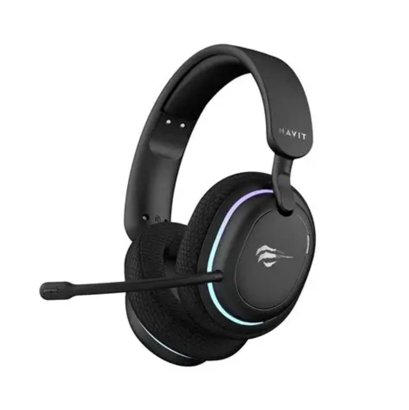 Audífonos gamer Havit Fuxi H7 inalámbricos RGB