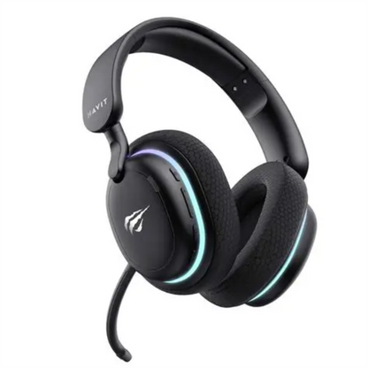 Audífonos gamer Havit Fuxi H7 inalámbricos RGB