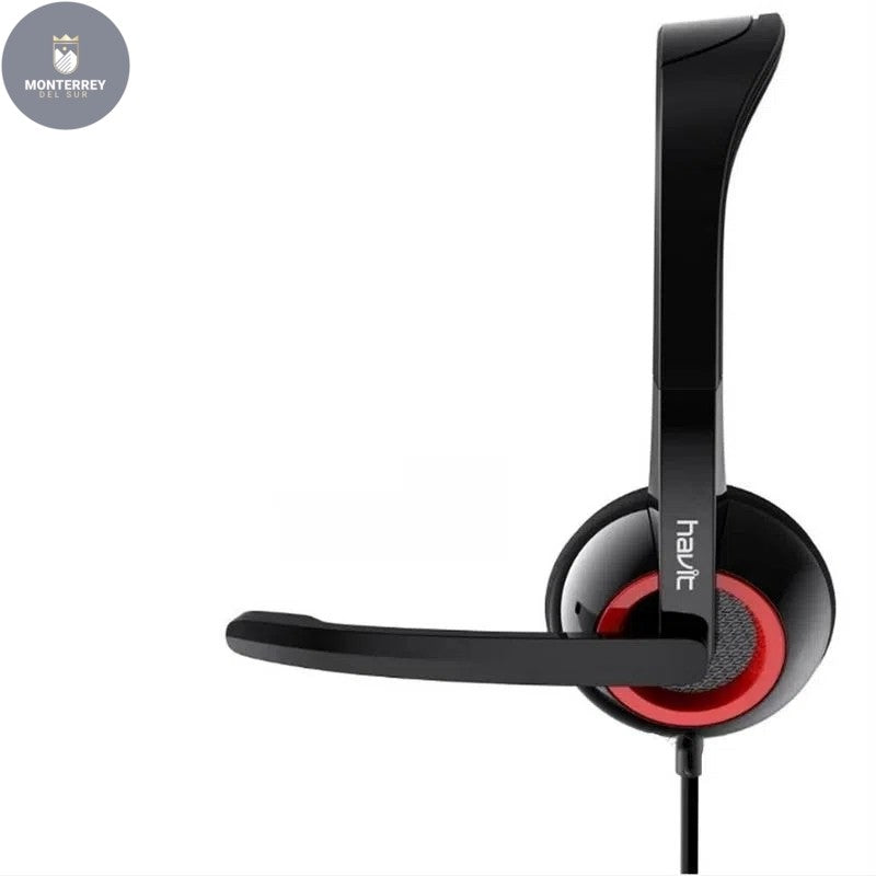 Audífonos Havit H202D con micrófono ajustable y conexión 3.5mm para PC, laptop y consola