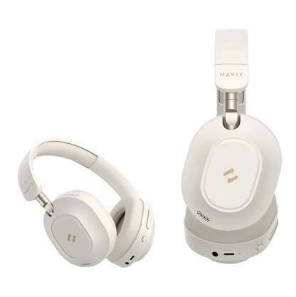 Audífonos inalámbricos H668BT over-ear con cancelación de ruido ANC y Bluetooth plegables