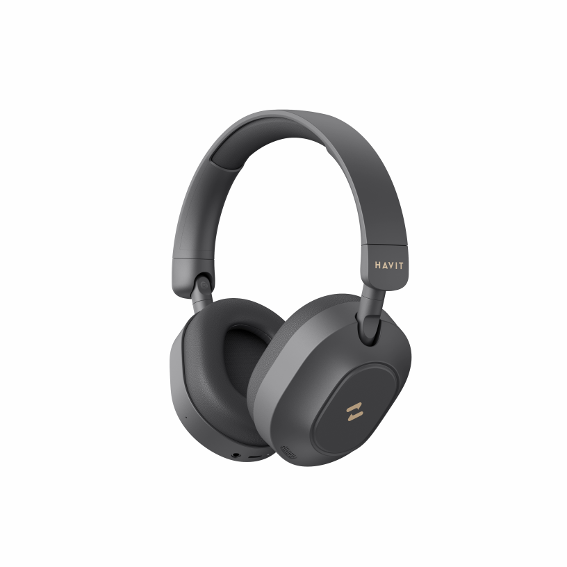 Audífonos inalámbricos H668BT over-ear con cancelación de ruido ANC y Bluetooth plegables