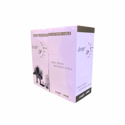 Cable SFTP Cat.5e 100 metros con doble blindaje lámina y malla para redes industriales y oficina