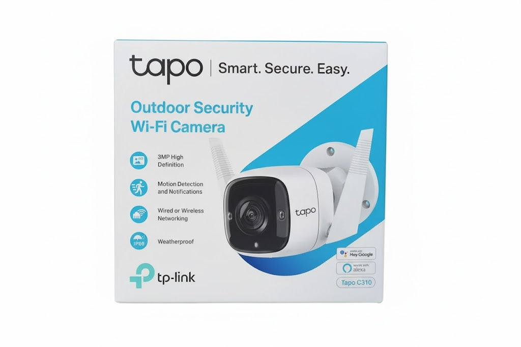 Cámara de seguridad exterior TP-Link Tapo C310 3MP Wi-Fi con visión nocturna 30m y certificación IP66