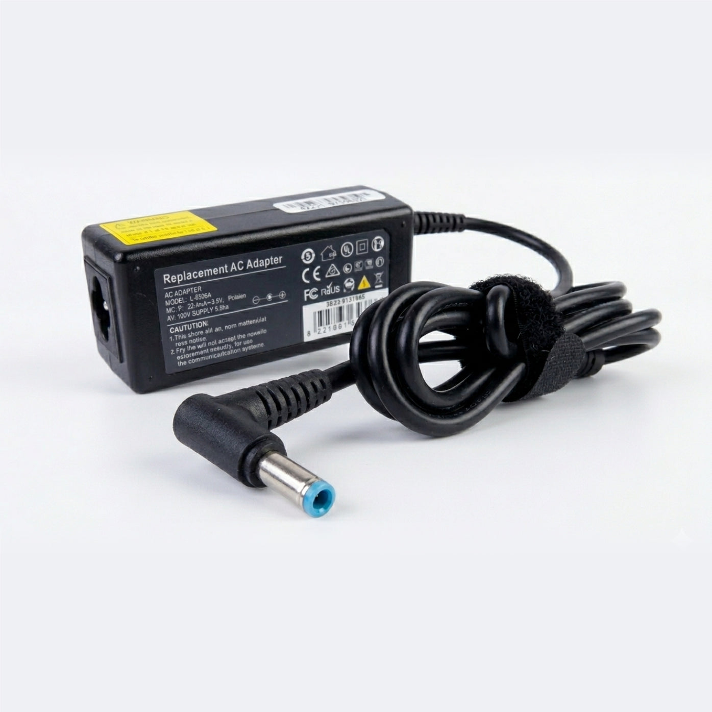 Cargador HP 65W 19.5V con conector 4.5x3.0mm blue pin para laptop