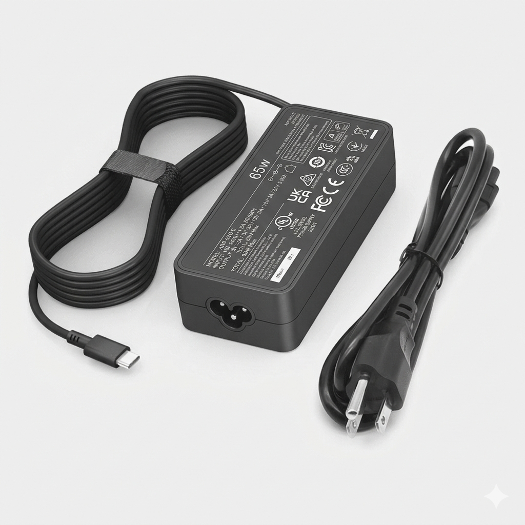 Cargador Lenovo USB-C 45W para laptop compatible con ThinkPad IdeaPad y Yoga