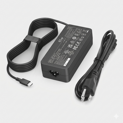 Cargador Lenovo USB-C 45W para laptop compatible con ThinkPad IdeaPad y Yoga