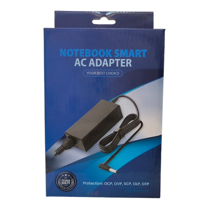 Cargador para portátil 65W 19.5V 3.34A compacto con protección inteligente contra sobrevoltaje y sobrecarga
