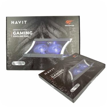 empaque de ventilador gaming havit negro con retroiluminacion rgb