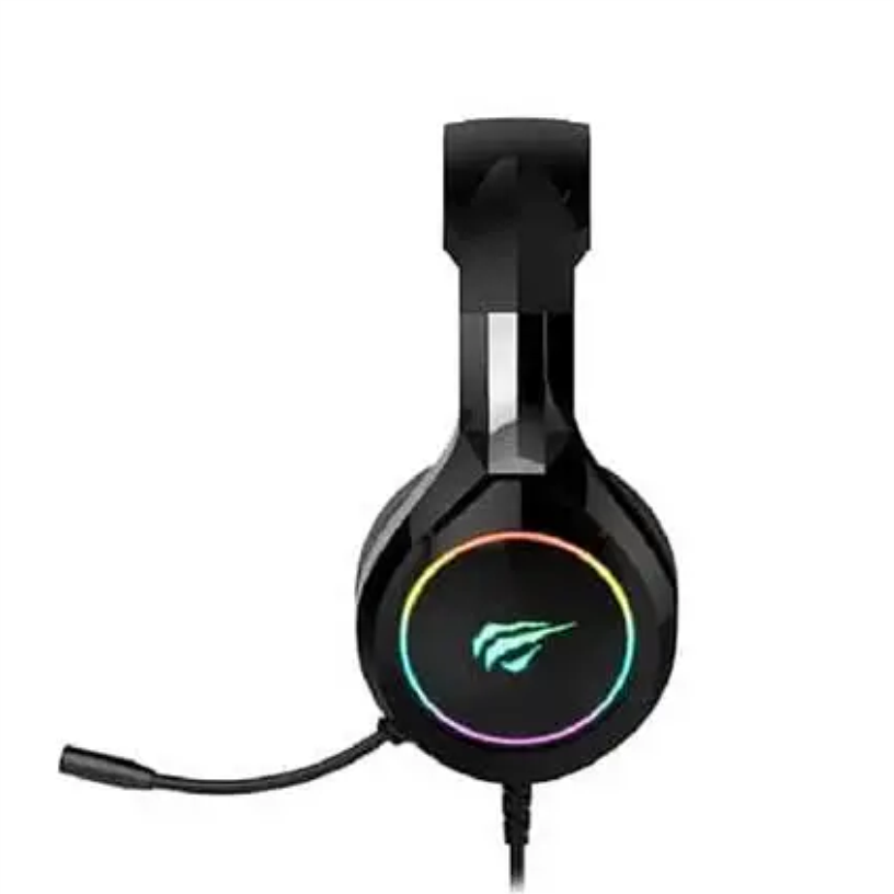 Headset gamer Havit HV-H2232D estéreo con iluminación RGB y micrófono flexible