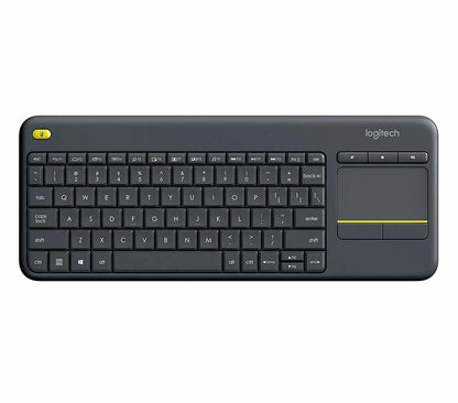 Teclado inalámbrico Logitech K400 Plus con touchpad integrado para PC y Smart TV
