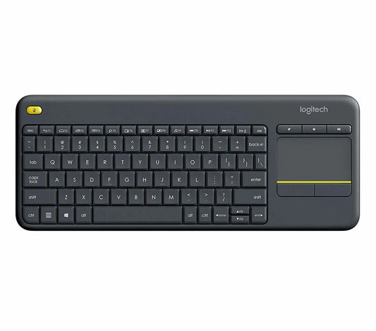 Teclado inalámbrico Logitech K400 Plus con touchpad integrado para PC y Smart TV