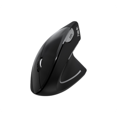 mouse ergonomico vertical Havit inalambrico con boton DPI ajustable