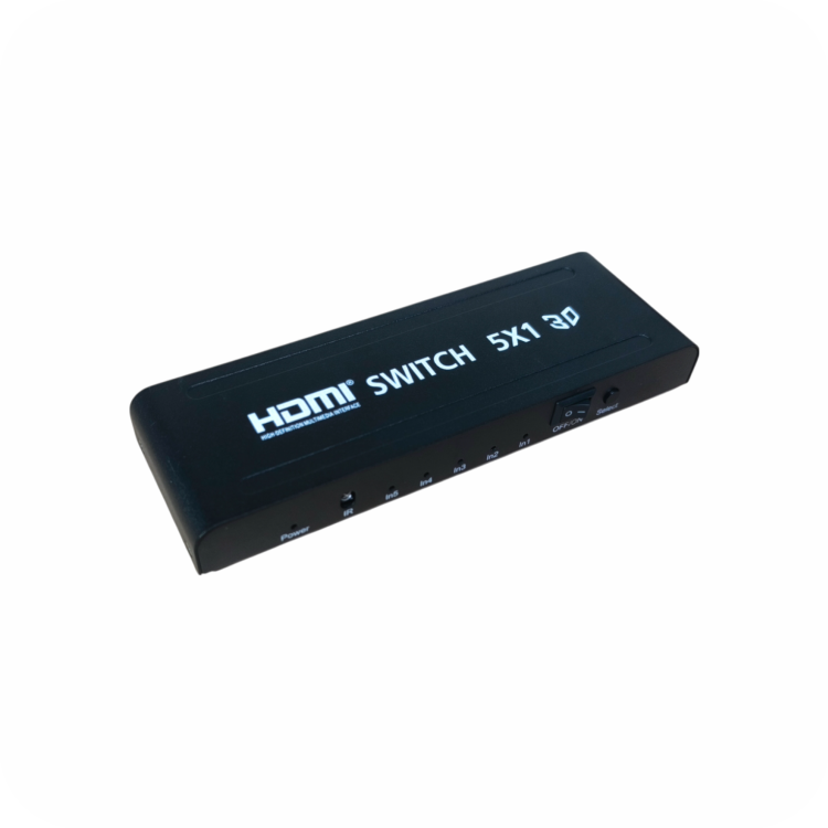 Switch HDMI con control remoto para múltiples dispositivos