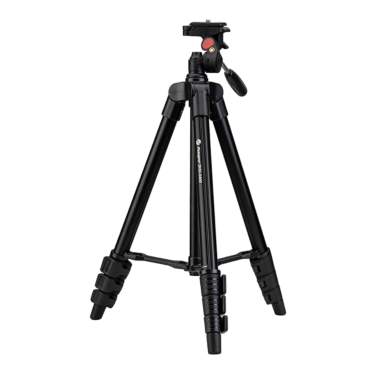 trípode negro de para camara con patas ajustables